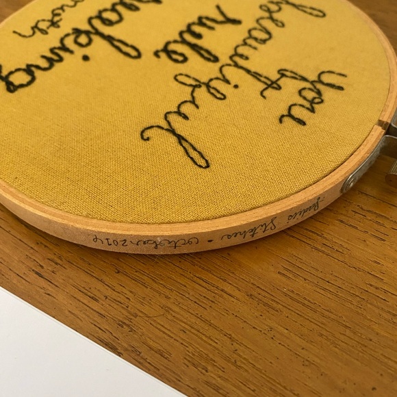 Hand-Stitched Embroidery Art, Parks and Recreation - Picture 3 of 3